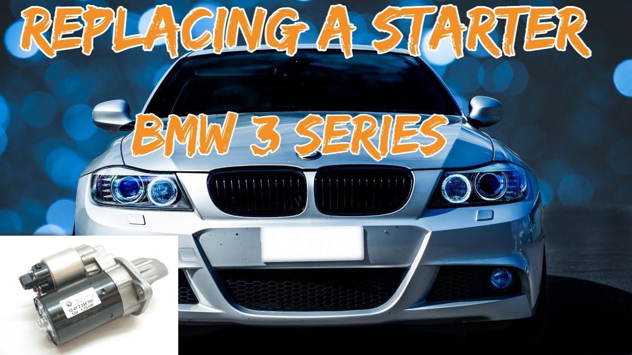 Replacing a starter on a BMW 3 series E90 328 325 330