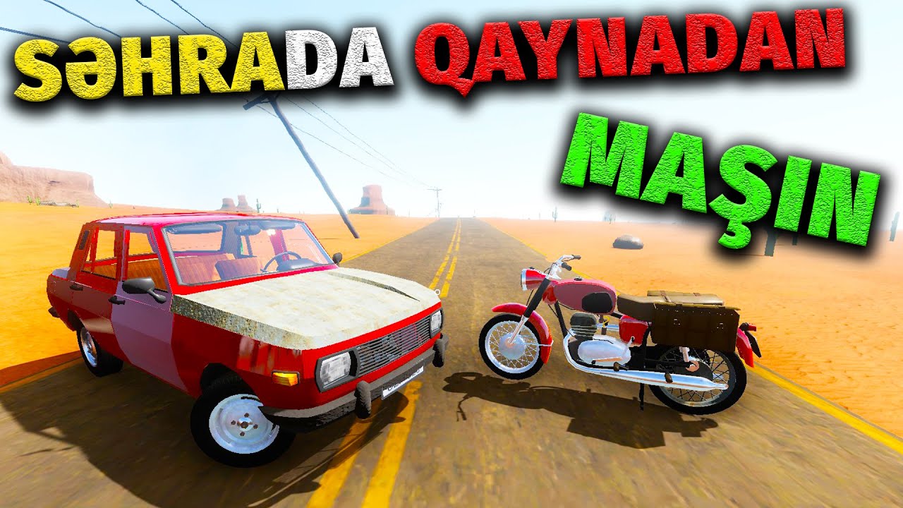 ÇÖLDƏ MATORU QAYNADAN MAŞIN | The Long Drive | Maşın Oyunları | #sahmarehmedov