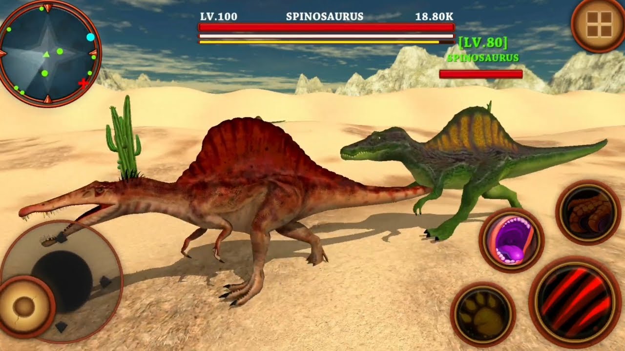 Best Dino Games - Spinosaurus Simulator Boss 3D Android Gameplay