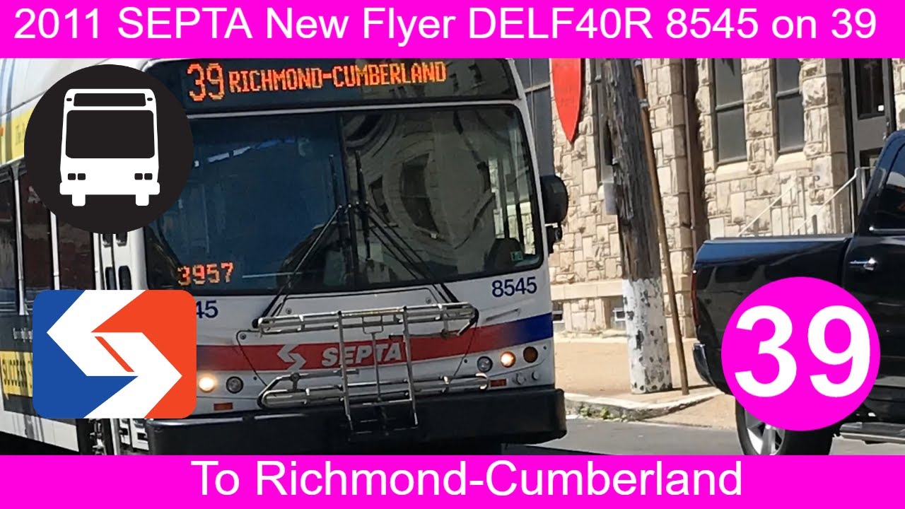 2011 SEPTA New Flyer DE40LFR #8545 On 39