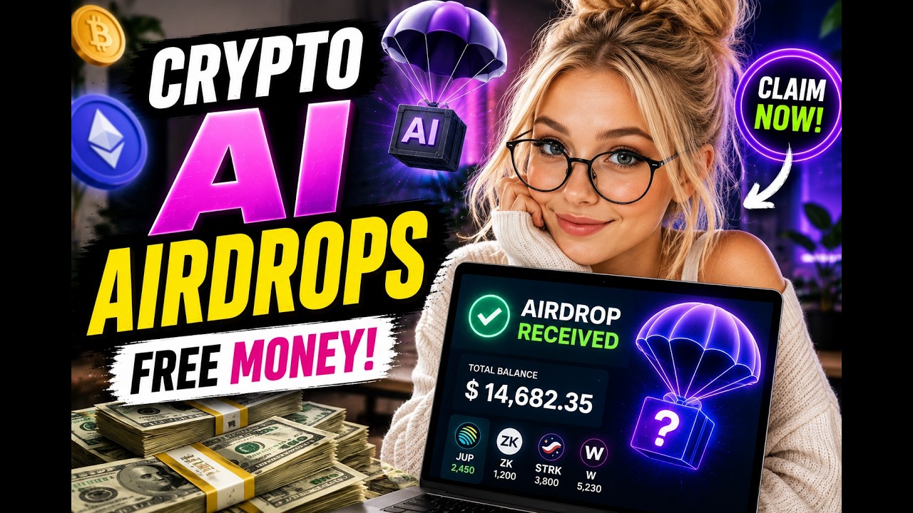 Crypto AI Airdrop Explained 🤖 Get FREE AI Crypto Tokens (No Investment)