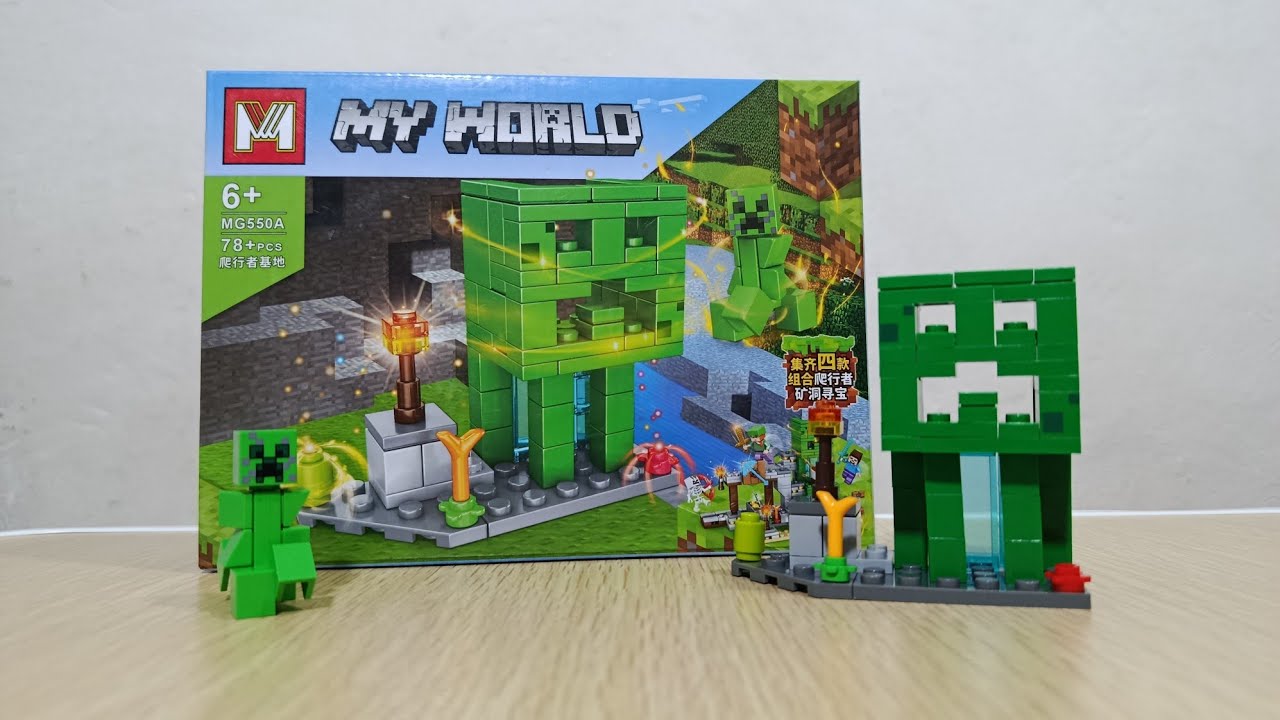 Lego Minecraft fake Unboxing | My Word MG550A