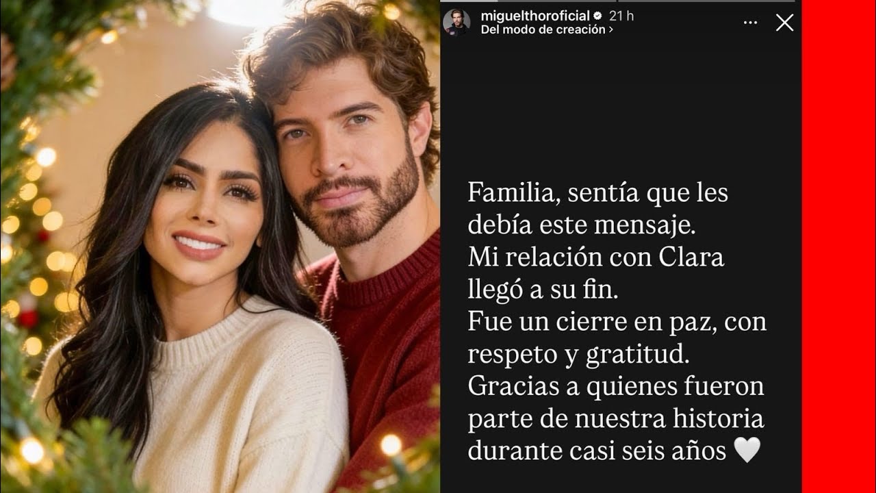 Exclusiva 🔥Miguel Angel Thor ex marido de Mafer Ríos Separado😱 quiere regresar 
