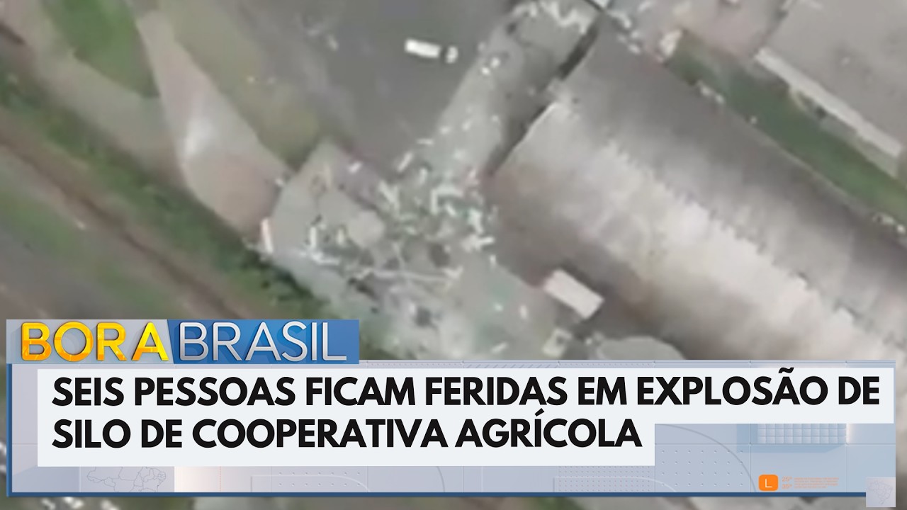 Seis ficam feridos em explosão de silo de grãos no interior de SP | Bora Brasil