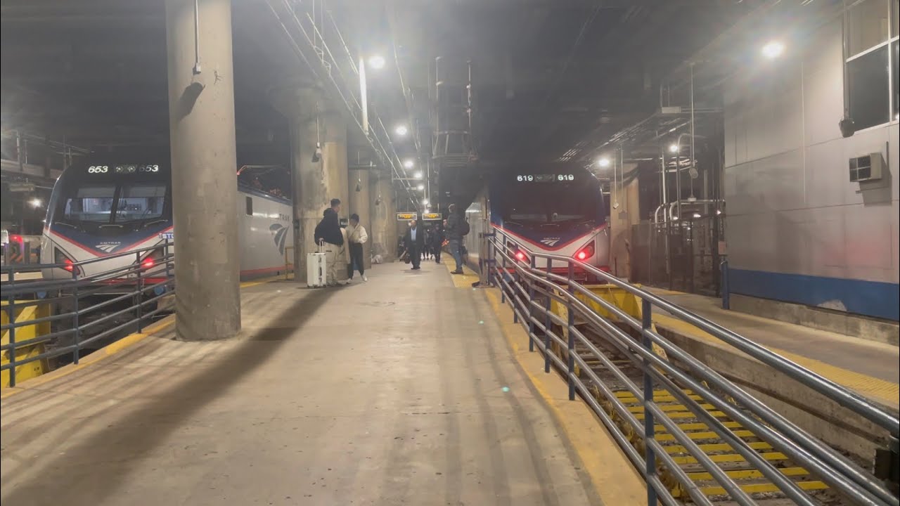 Amtrak Northeast Regional Train 127 Ride from New York, NY to Washington, DC