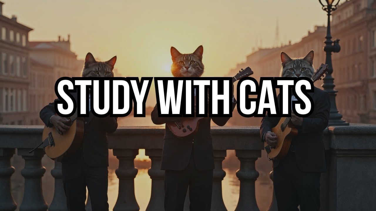 Study with Cats – Gentle Bossa Nova Jazz