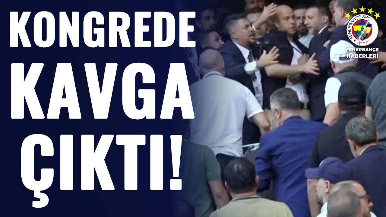Fenerbahçe Kongresi'nde KAVGA KRİZİ! Kongre Üyeleri Arasında Gergin Anlar Yaşandı!