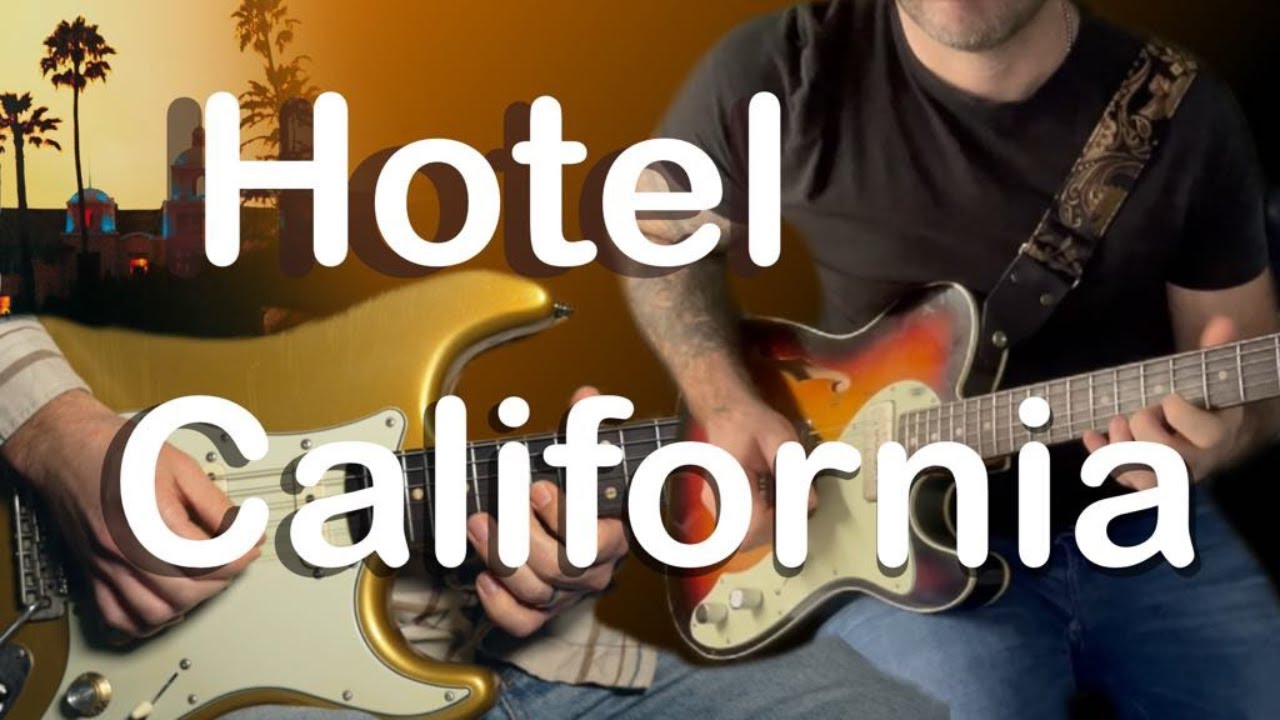 Eagles - Hotel California - Guitar cover by Sueur Ludovic & Jandrez Edouard