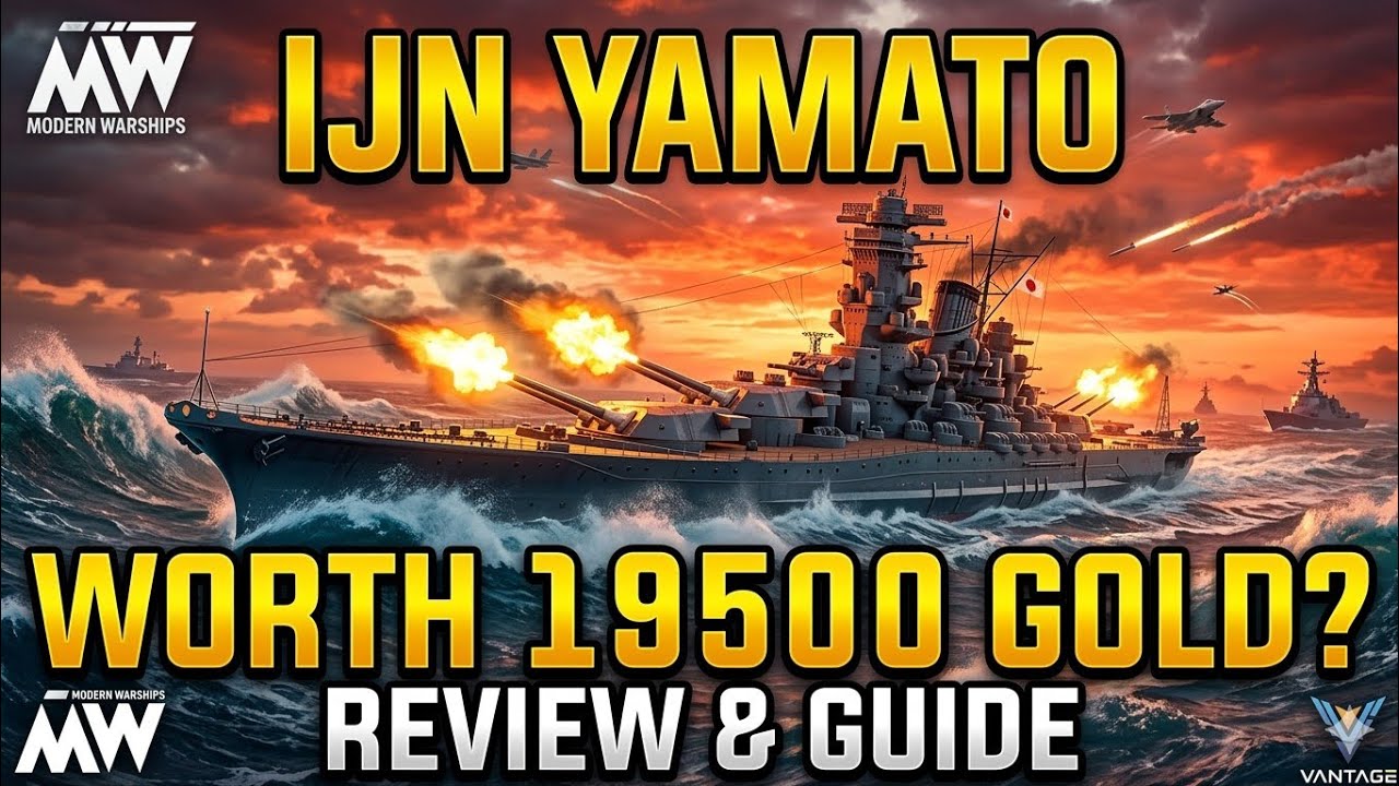 IJN Yamato в Modern Warships. Плюсы и минусы за 19500 золота