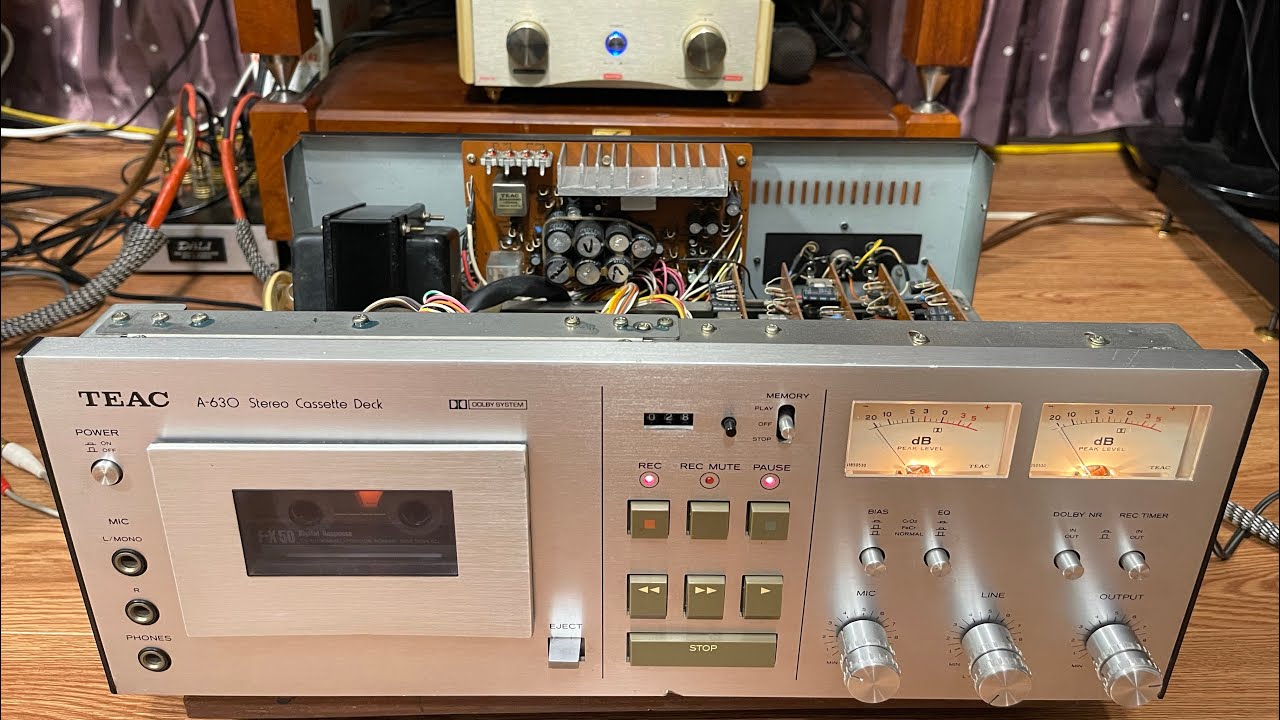 TEAC A630 khủng_Thâu_Phát cực tốt_Làm Pre độc lập_Hơi xước & sứt nhỏ do vận chuyển_❌ĐÃ BÁN❌