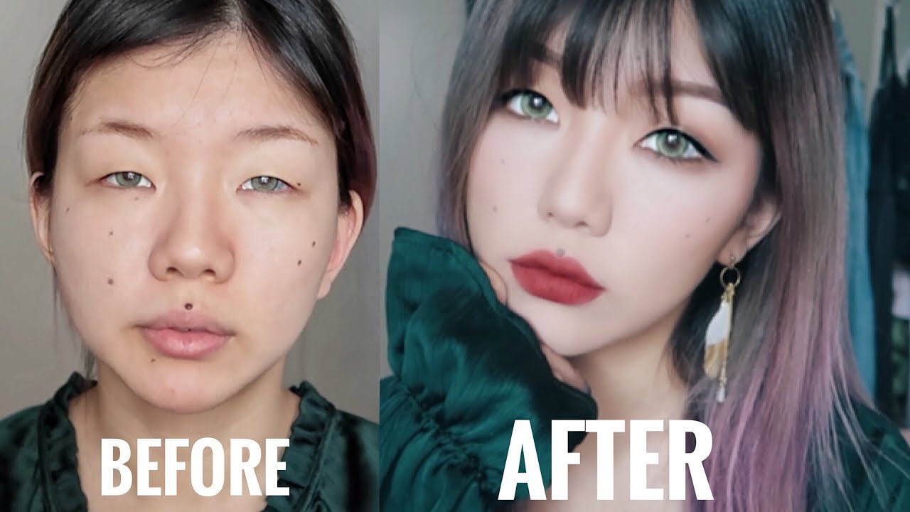 How to look less like a zombie? 5 Minutes Magic - Simple Monolid Makeup