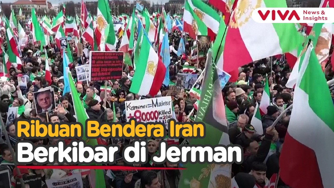 Mengejutkan! 250 Ribu Orang Turun ke Jalan Desak Rezim Iran Lengser