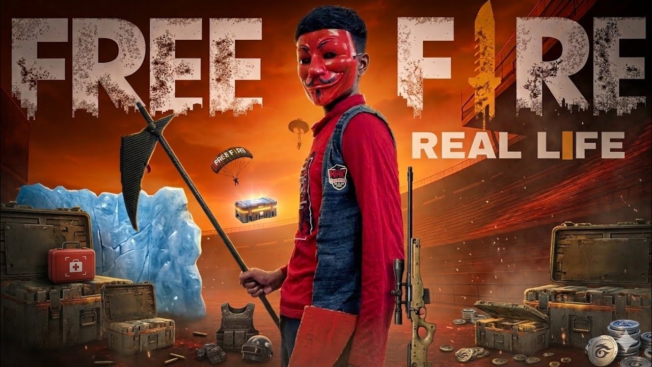 FREE FIRE in Real Life with தமிழ் commentary !
