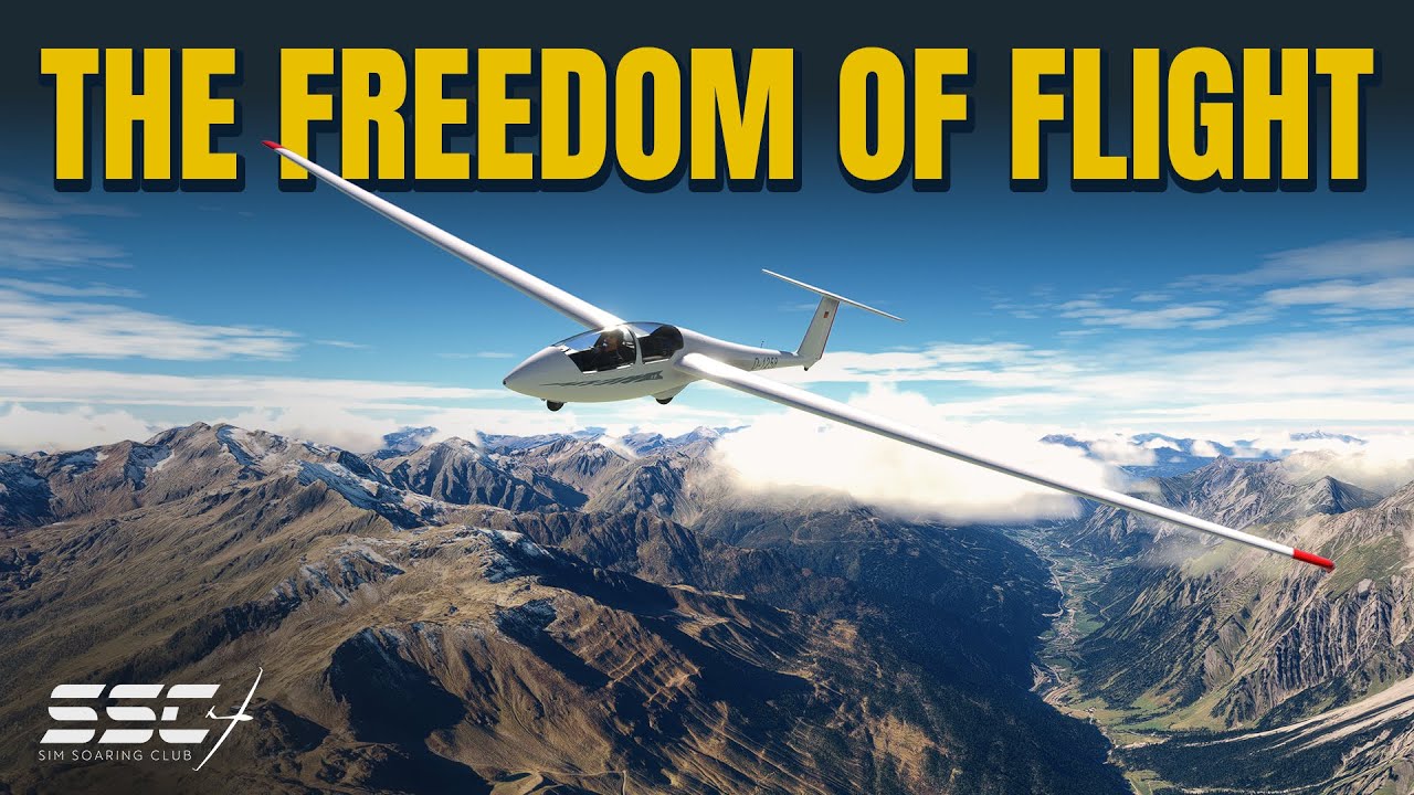 MSFS // AMAZING Glider Flight in the ALPS