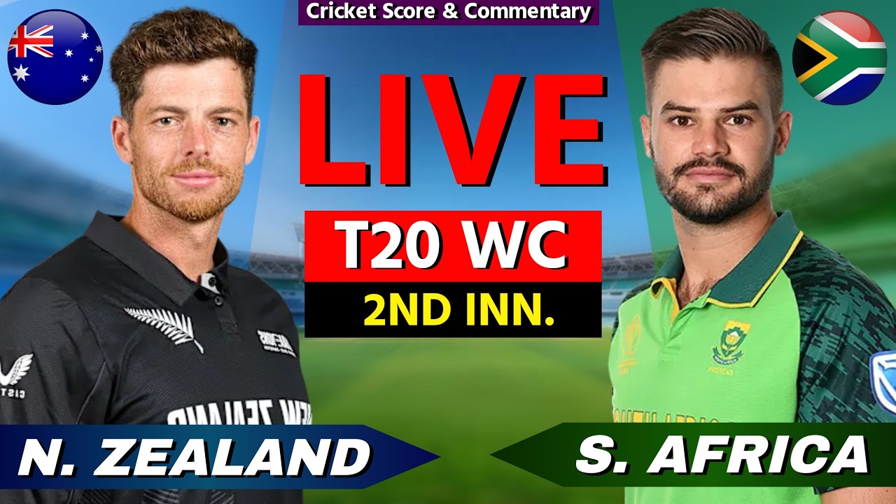 🔴 Live: SA vs NZ Live Match Today, Live Cricket Scores Commentary, South Africa vs NewZealand, 16 OV