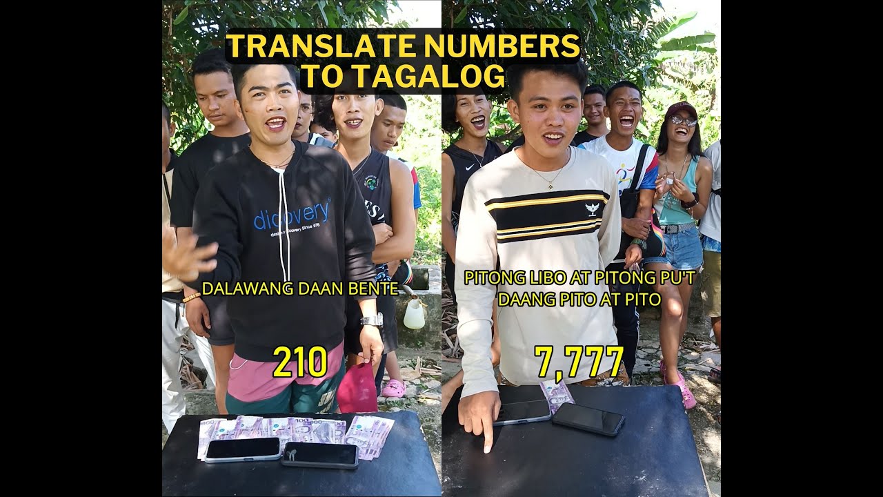 Ganito pala kahirap e translate ang numbers sa tagalog 🤣🤣 | Translate Numbers to Tagalog