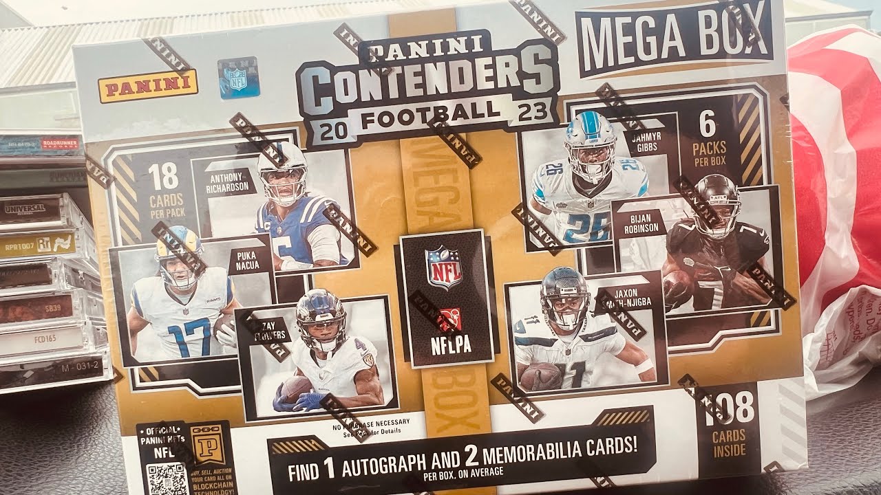 2023 PANINI CONTENDERS NFL FOOTBALL MEGA BOX! TARGET VERSION! FIRST LOOK ON YOUTUBE! 🏈🏈🏈