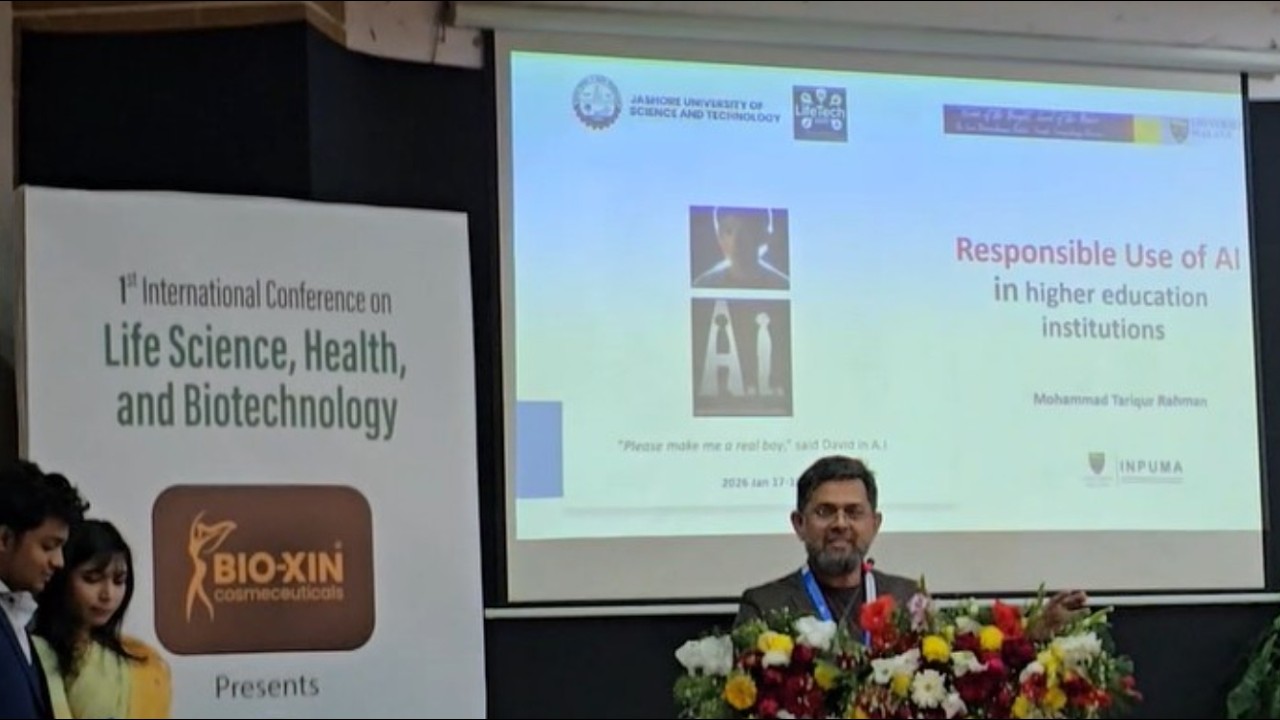 Responsible Use of AI in Academia [Plenary Speech at LifeTech 2026, JUST, Bangladesh]