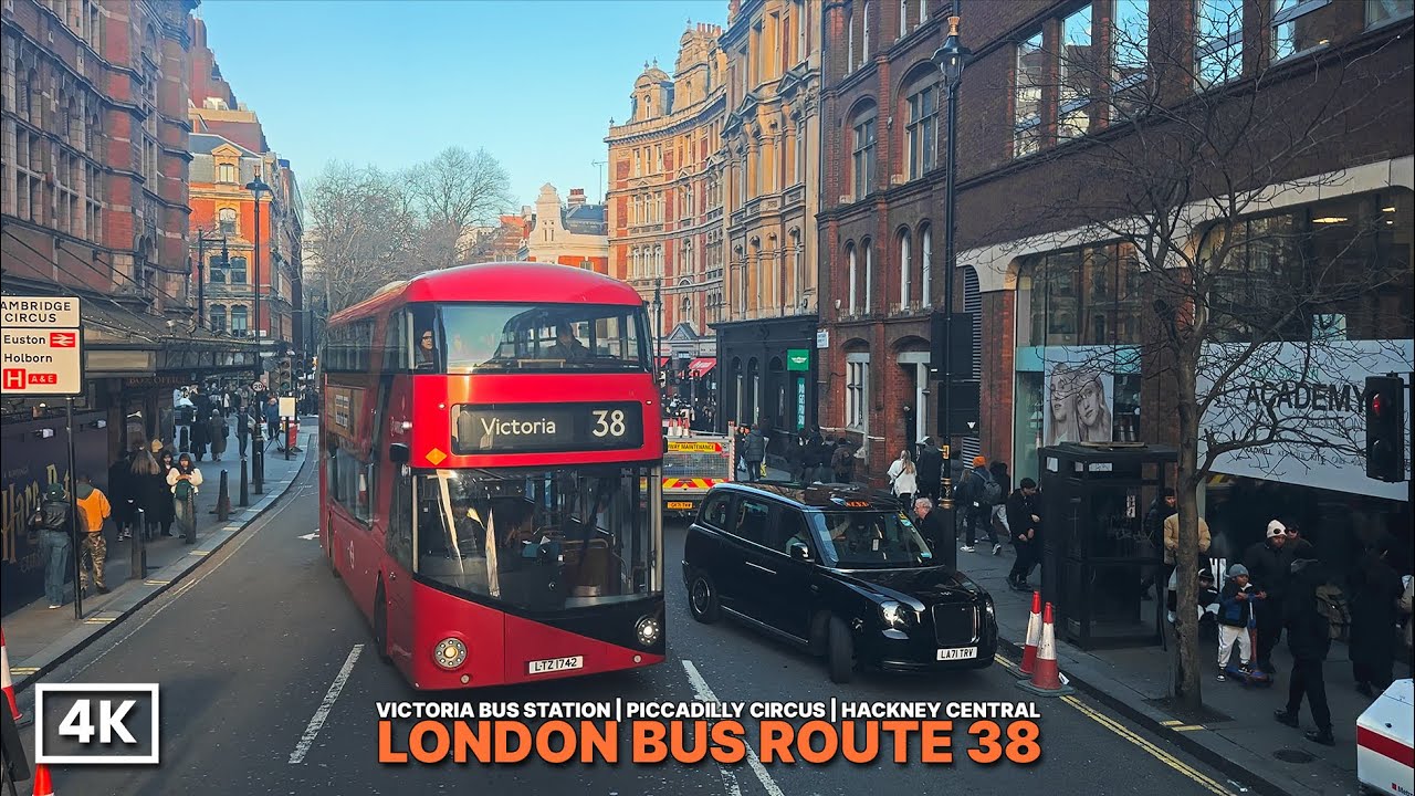 Exploring London by Bus | London Route 38 Upper Deck Views from Victoria to Hackney, Central to East