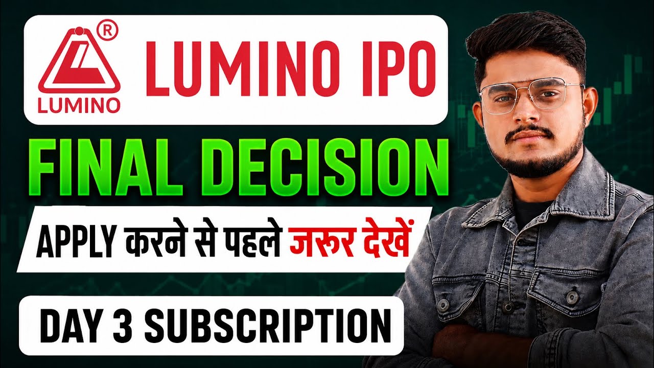 Lumino Industries IPO Final Decision || Lumino Industries IPO Review 