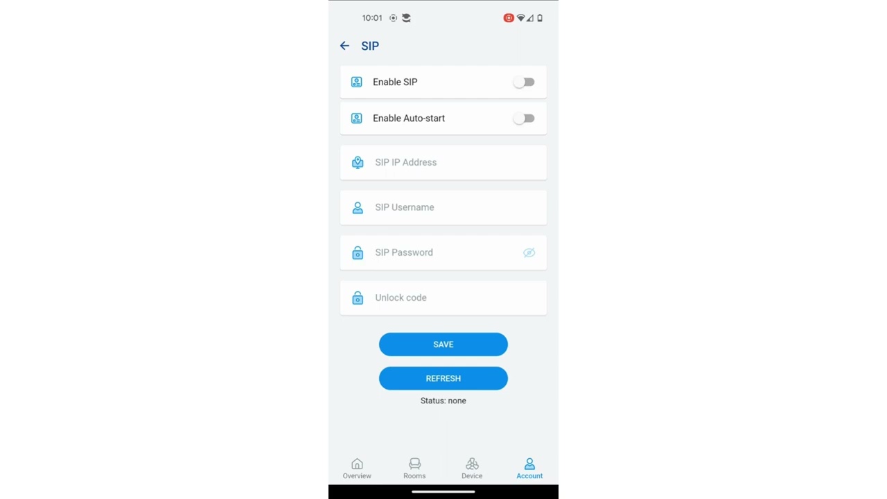 Propojen&iacute; iNELS app se SIP serverem ibell a dveřn&iacute; hl&aacute;skou Hikvision
