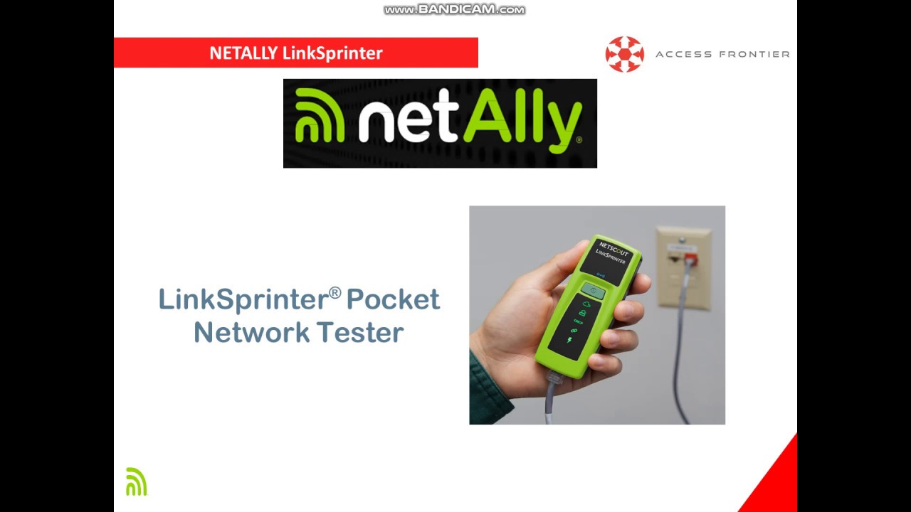 LinkSprinter&reg; Pocket Network Tester