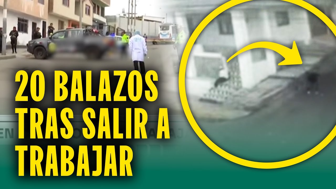 Sicarios lo esperaban a pocos metros de su casa: Joven sale a trabajar y muere acribillado