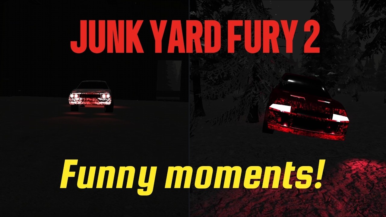 Getting chased by these Murder Cars! (Junk Yard Fury 2) 