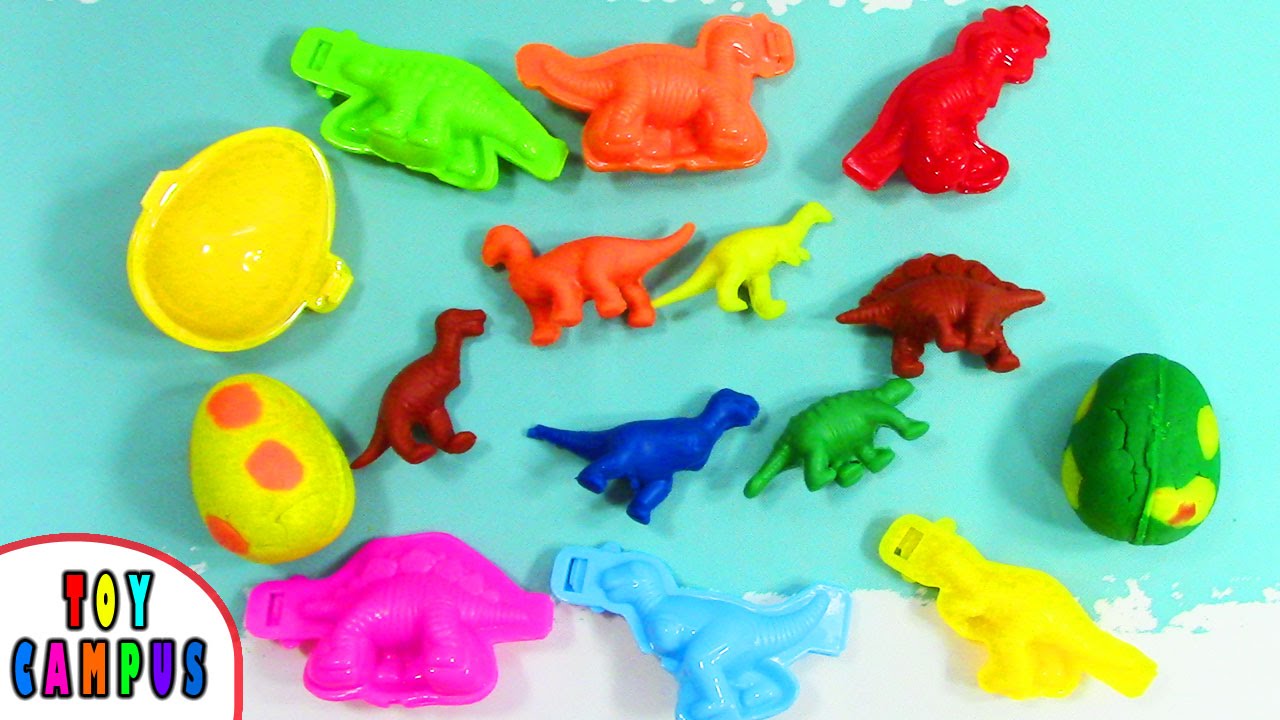 Dinosaur Playdoh Molding Set | Clay Tyrannosaurus Stegosaurus | ToysReview ToyCampus
