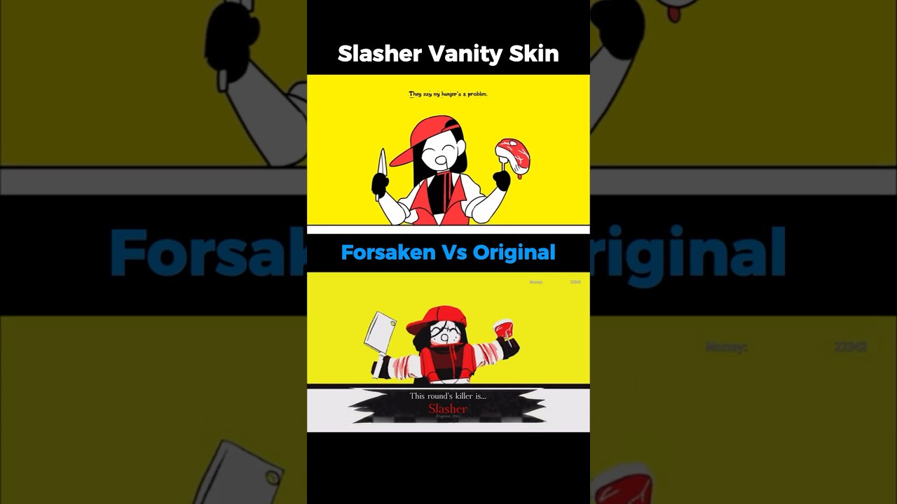 Is the Slasher Vanity Skin in Forsaken Accurate to the Original? #forsaken #roblox