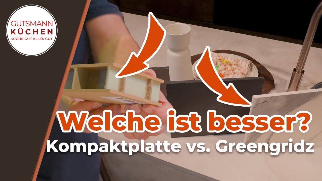 Diese 2 Arbeitsplatten musst du kennen! | Kompaktplatte & Greengridz im K&uuml;chen-Check