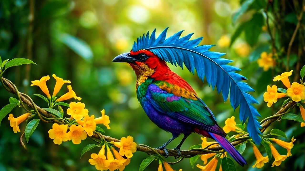 Peaceful Bird Sounds 🌿 Healing Nature Audio for Deep Sleep & Relaxation | 4K ASMR