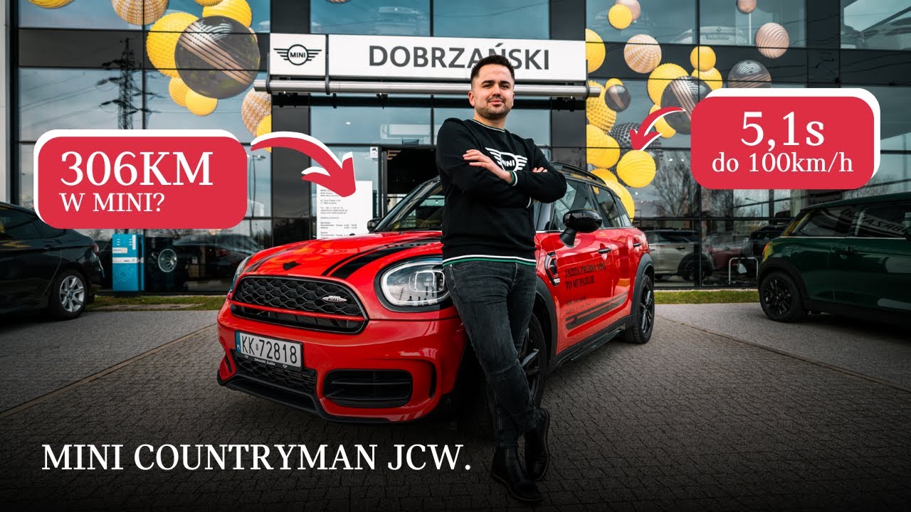 MINI Countryman JCW - 306KM Gokartowej Frajdy z Jazdy | Prezentacja modelu - jazda pr&oacute;bna