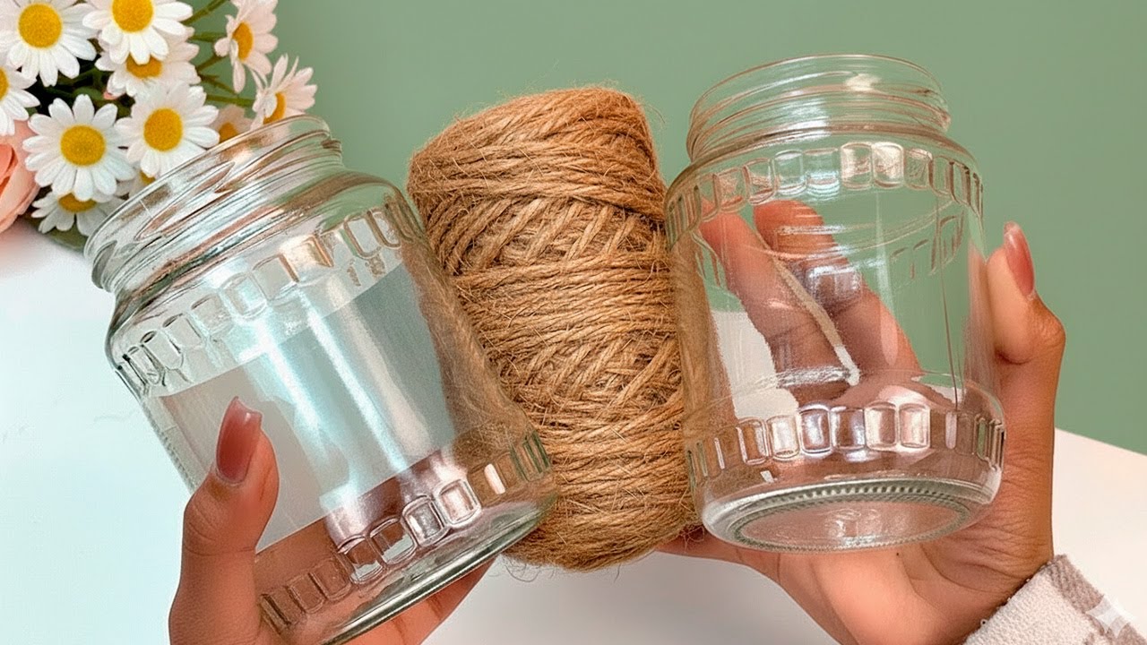 BEAUTIFUL!!!😍 I SAW THIS IN A DECOR STORE AND MADE IT MYSELF! IDEAS FROM WASTE! DIY