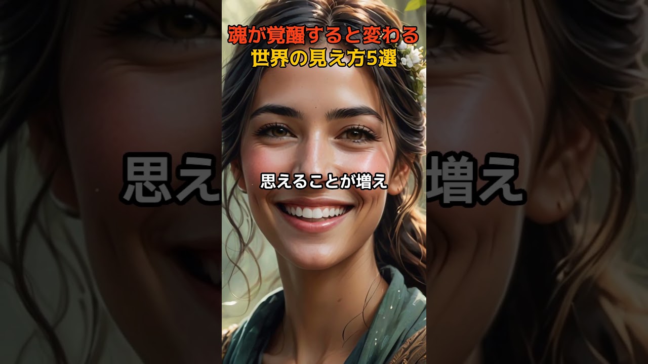 実は魂が覚醒すると物事の捉え方が変わる5選 #スピリチュアル #魂の覚醒