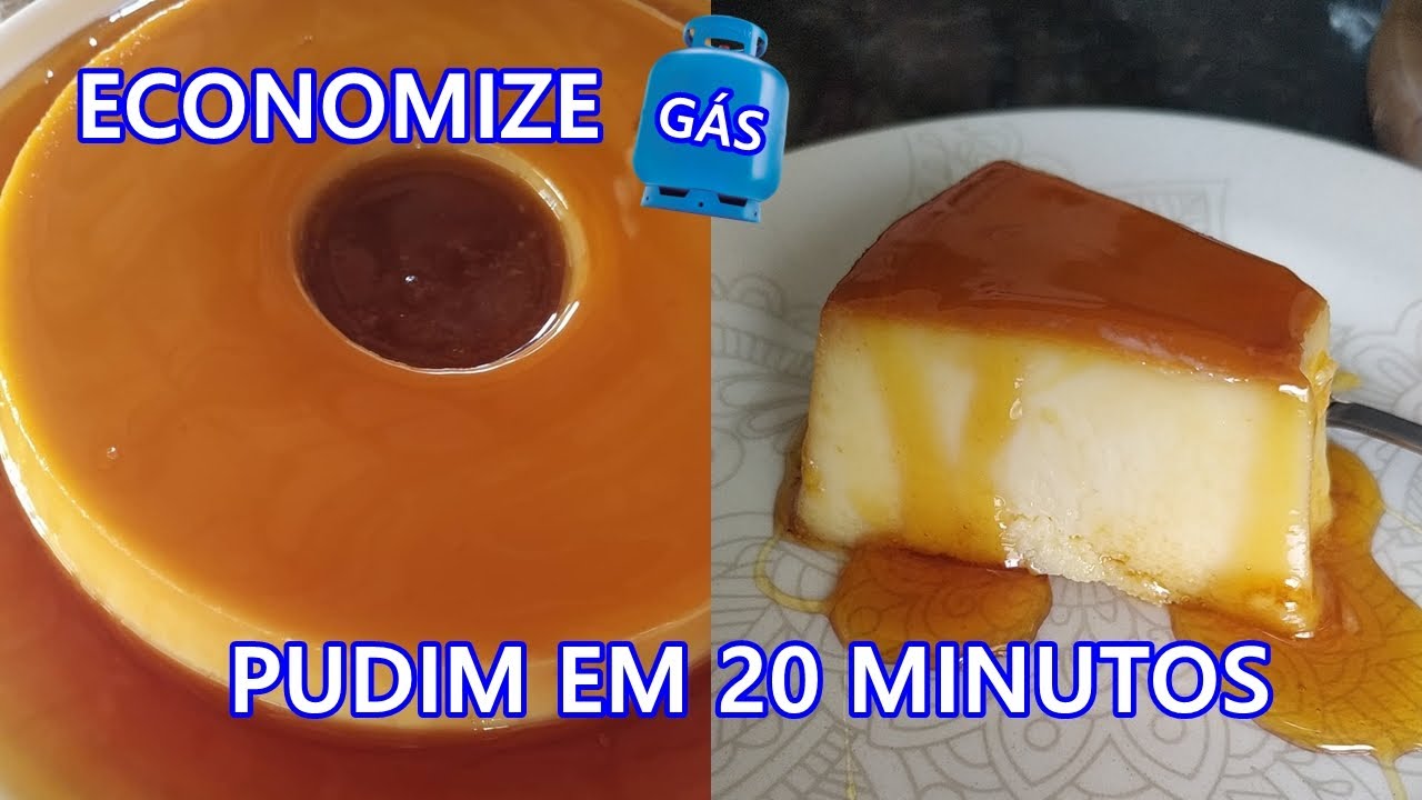 PUDIM de LEITE CONDENSADO em 20 MINUTOS - Joyce Souza