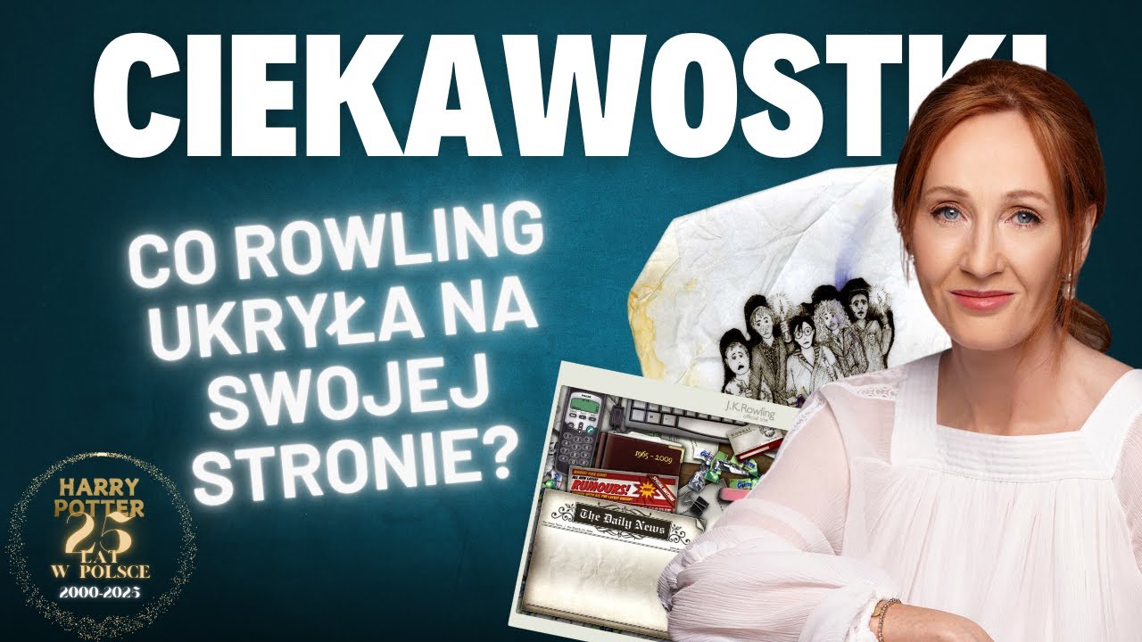 Sekrety J.K. Rowling: tajemnice starej strony internetowej | #13 | Harry Potter | Strefa Czytacza