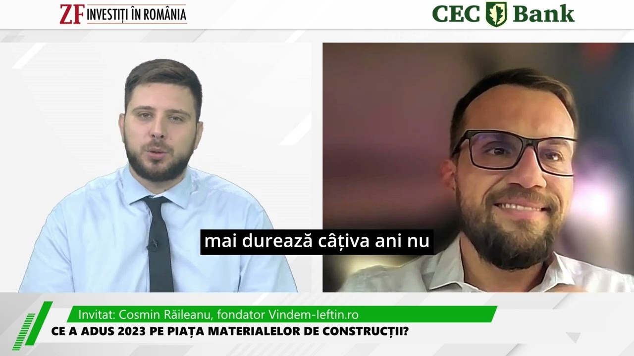 Interviu Ziarul Financiar - Preturile materialelor de constructii au scazut!