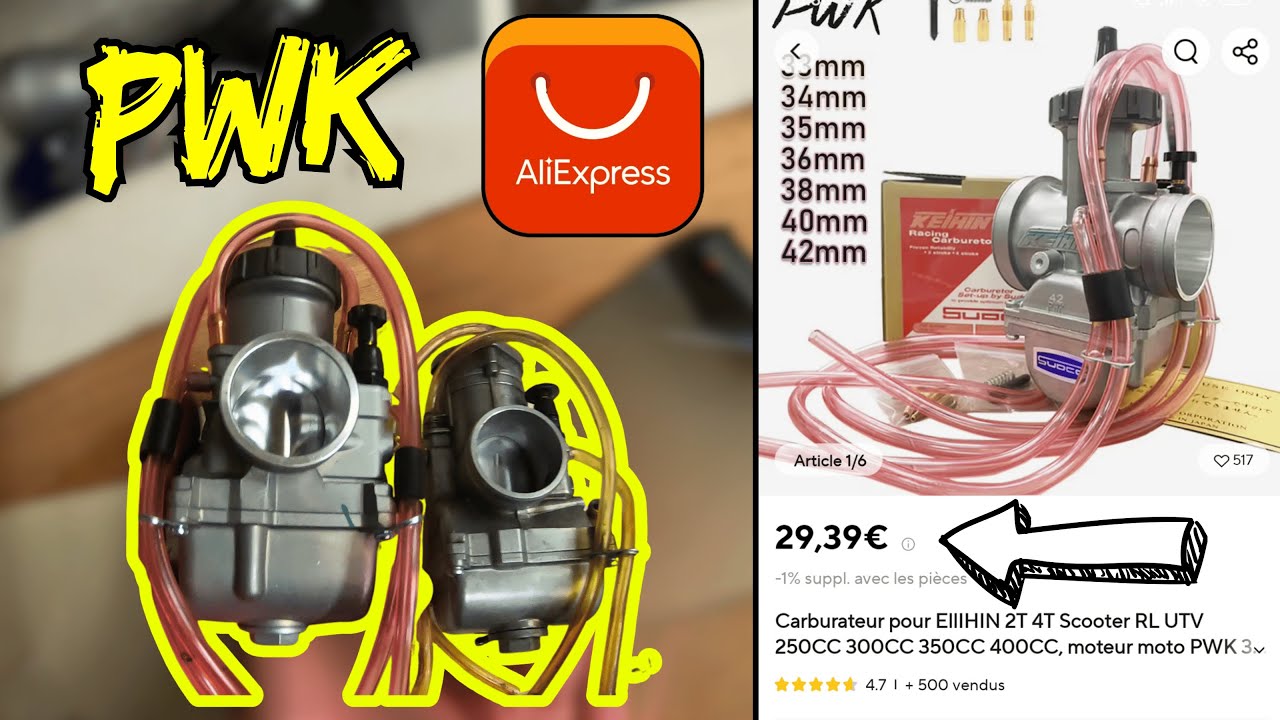 CARBU PWK de chez ALIEXPRESS , BIEN OU DAUBE ? [ 250 YZ ]