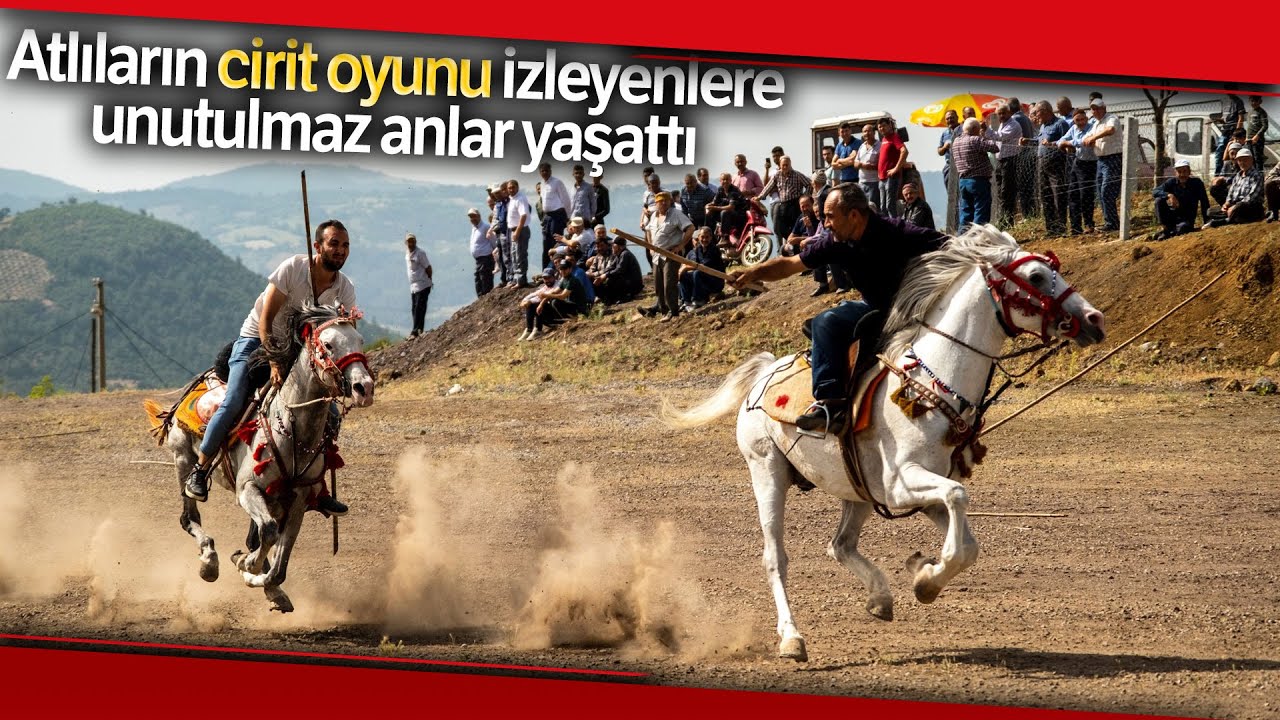 Yüzlerce Yıllık Atlı Cirit Geleneği Köy Düğünlerinde Yaşatılıyor