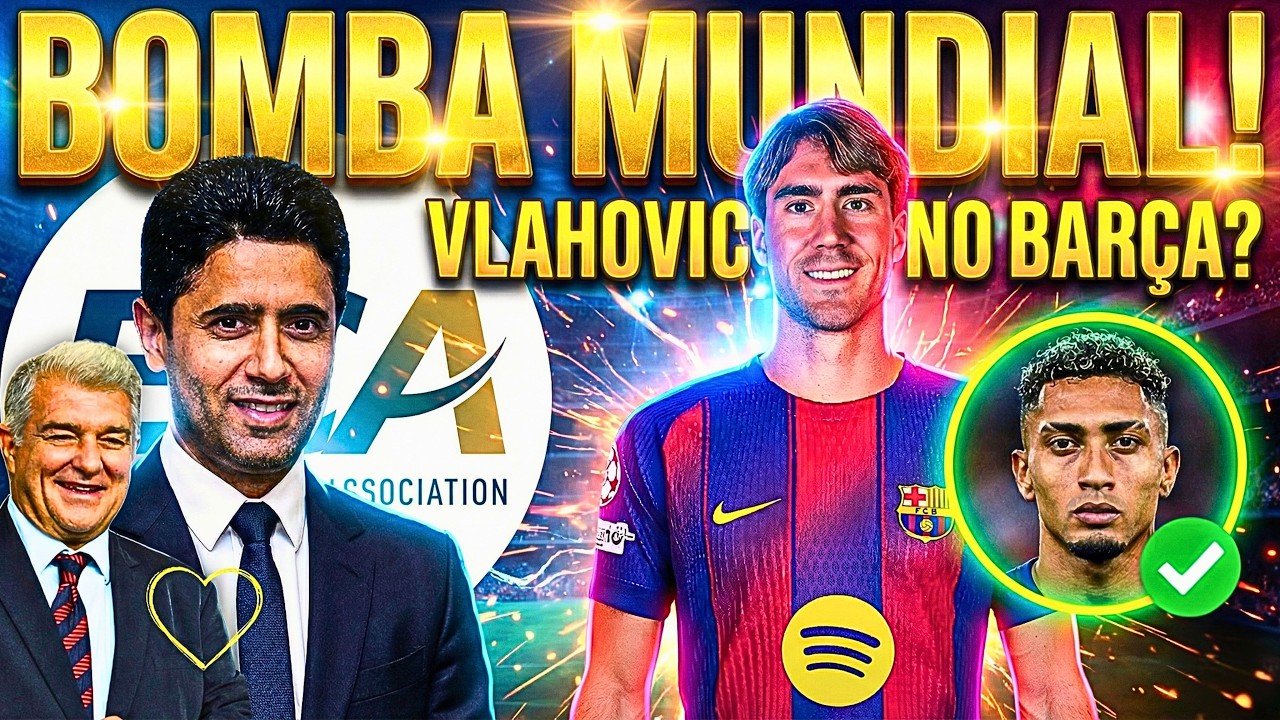 VLAHOVIĆ NO BARÇA?!” + BARÇA VAI À RFEF: reclamação oficial após a polêmica do VAR!