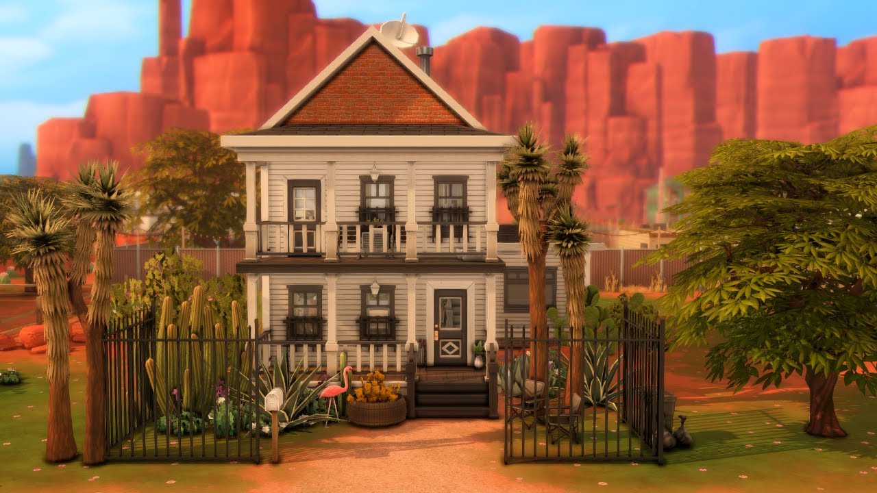Strangerville Family Home 🏜️ - Sims 4 Speedbuild (No CC)