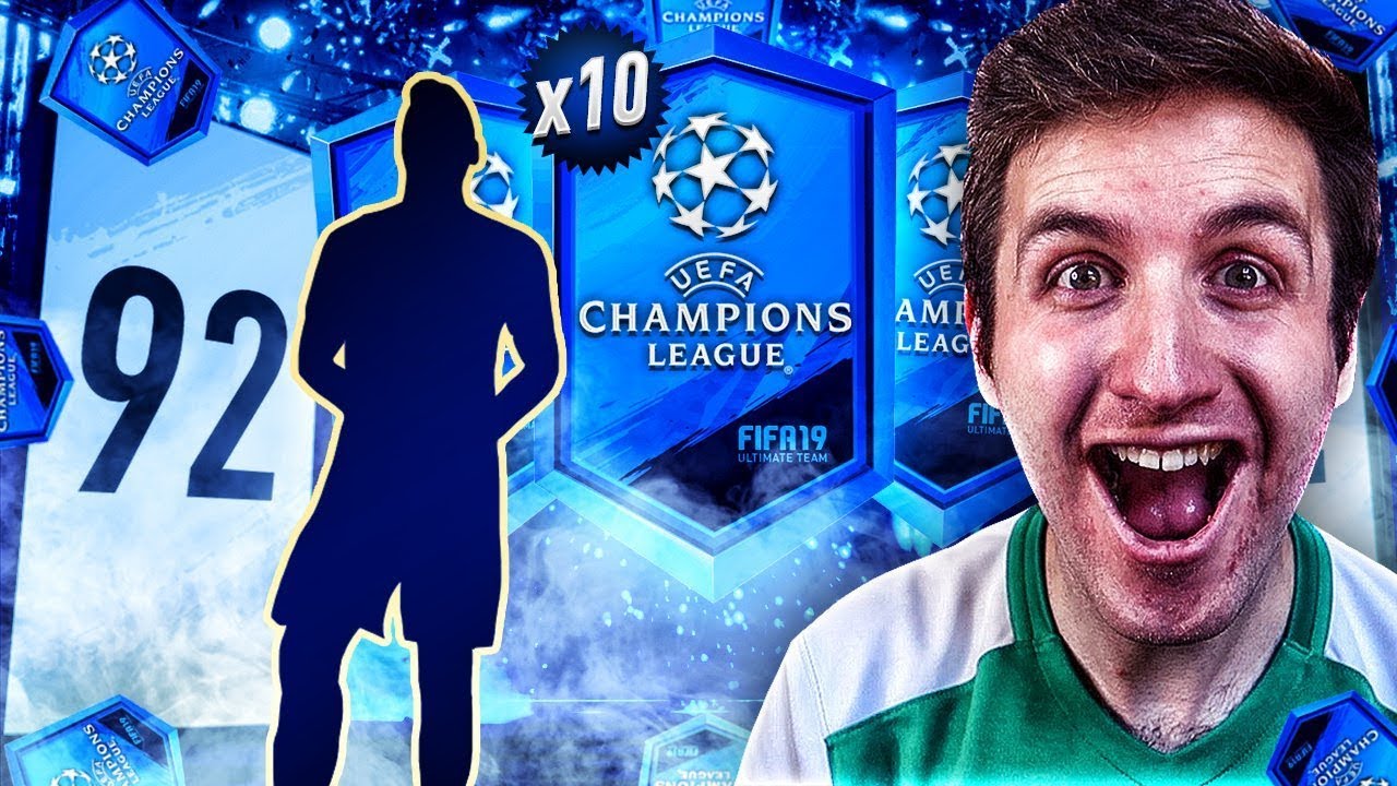 I PACKED A HUGE 92 CHAMPIONS LEAGUE WALKOUT!