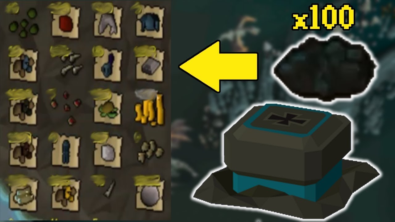 Loot From 100 Brimstone Keys (Konar Drop Table)