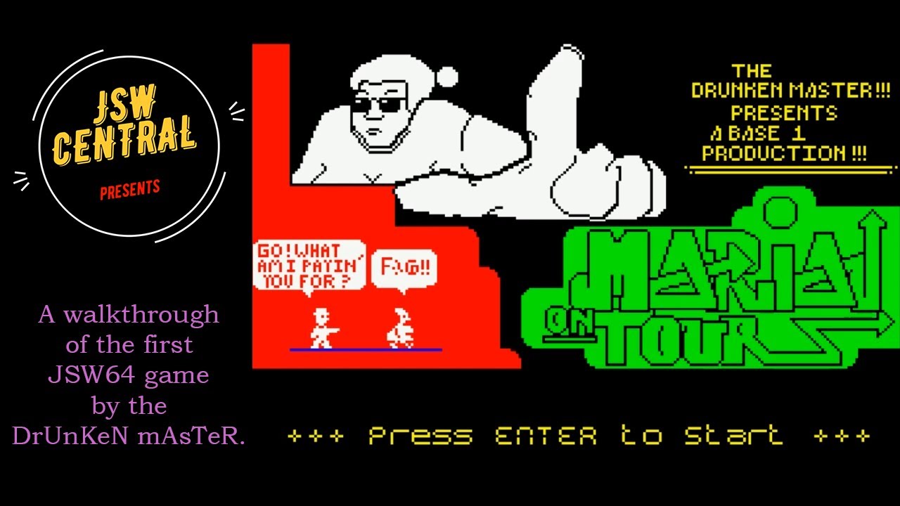 Maria on Tour walkthrough | ZX Spectrum | JSWCL-027