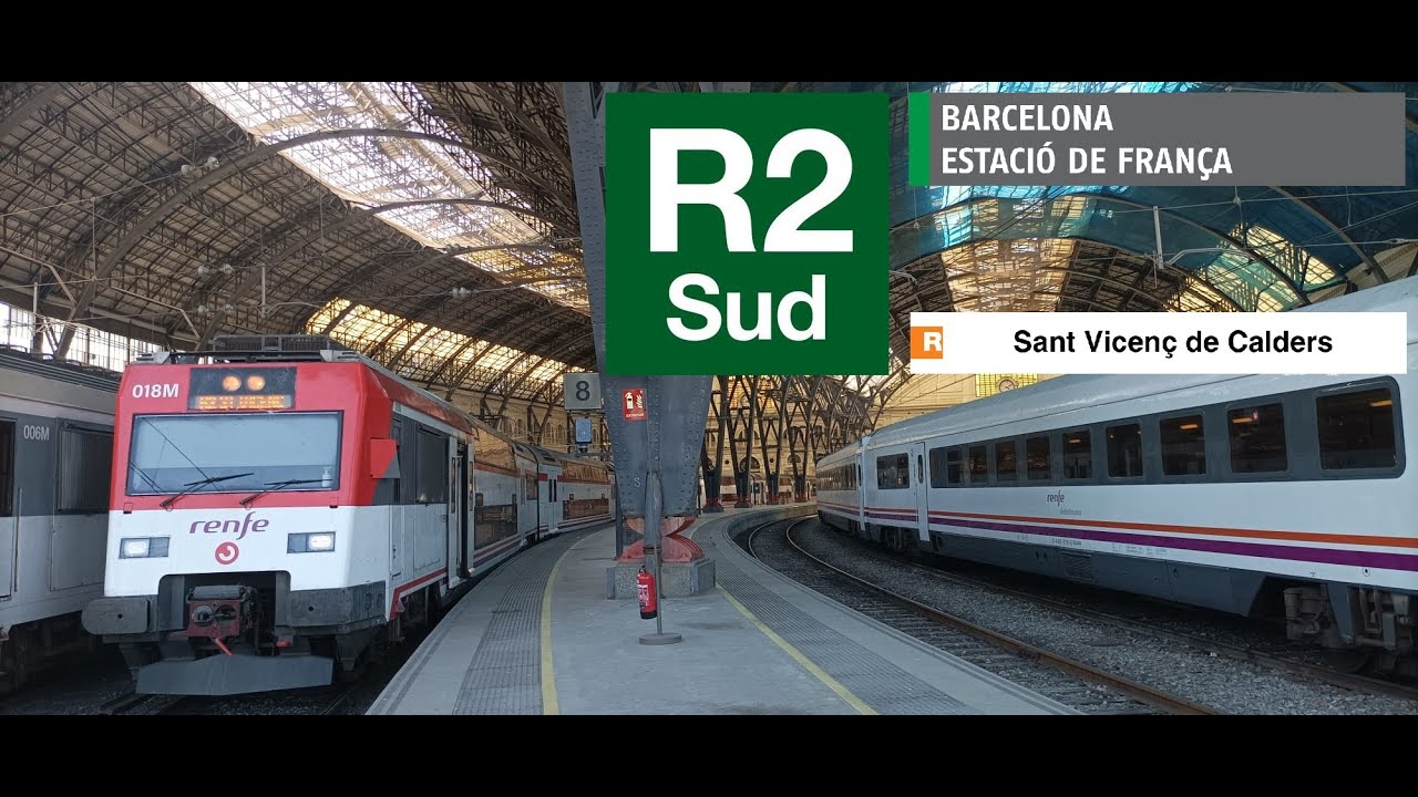 R2 Sud: Barcelona Estació de França - Sant Vicenç de Calders (vista de finestra-mar)