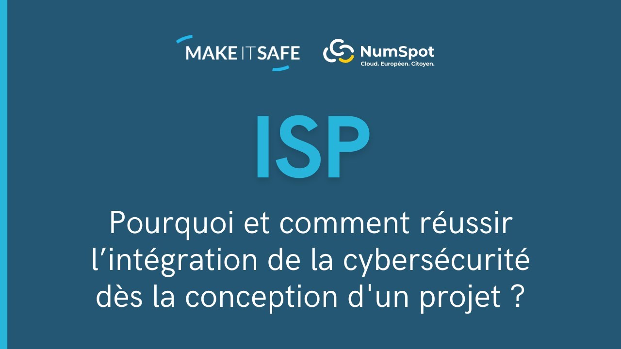 [Webinar] Pourquoi et comment réussir l’intégration de la sécurité dès la conception d'un projet ?