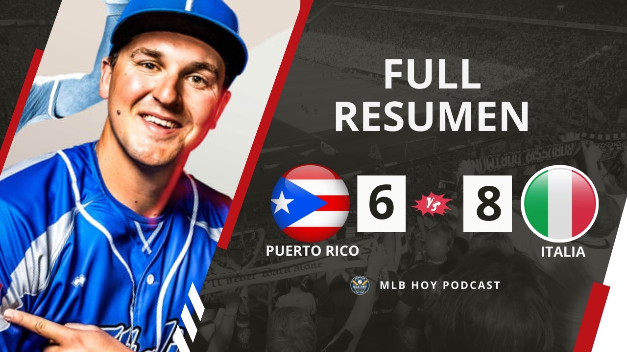 🔴EN VIVO: PUERTO RICO 🆚 ITALIA / CLASICO MUNDIAL