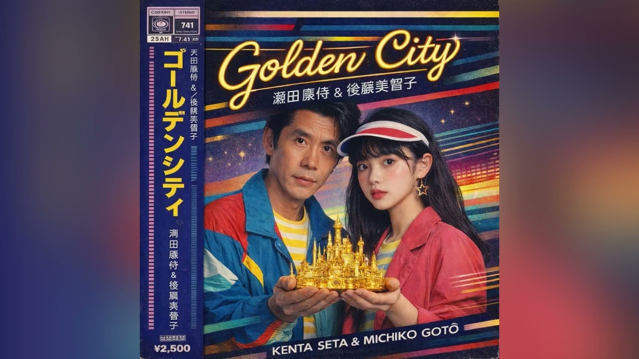 Kenta Seta (瀬田 廉侍) & Michiko Gotō (後藤 美智子) - Golden City [City Pop] [1984]