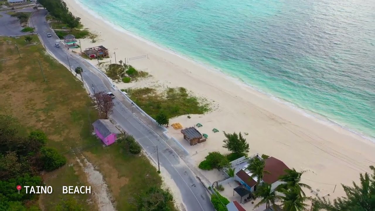 Grand Bahama, Bahamas - Smith’s Point and Taino Beach | 4k Drone Flyover